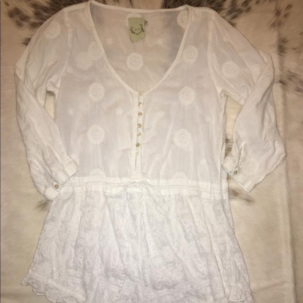 White Boutique Romper size medium